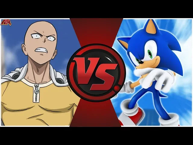 saitama vs sonic!(one punch man vs sonic the hedgehog) | cartoon fight club episode